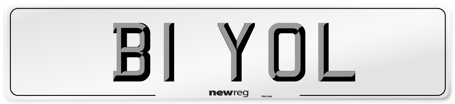 B1 YOL Number Plate from New Reg